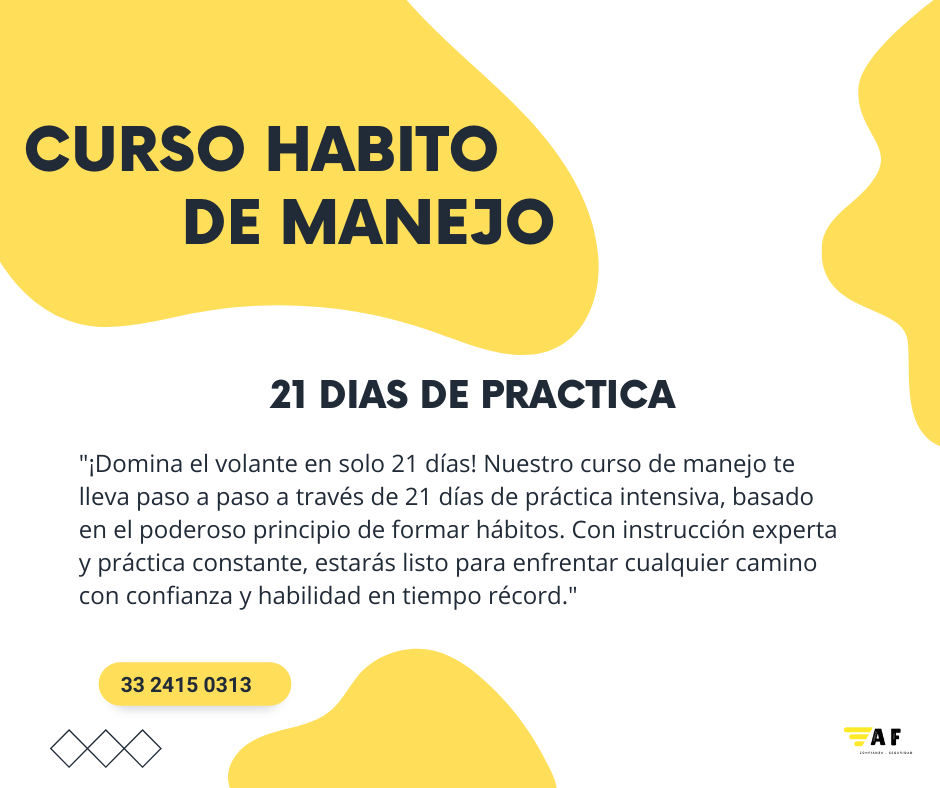 curso de manejo 21 dias